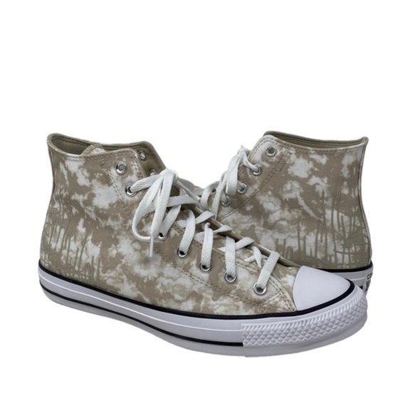 Converse Ctas High Top Shoes Men’s Size White Beach Stone Canvas Skate A06003C - Picture 7 of 11